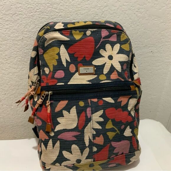 Fossil Blake Abstract Floral backpack multicolor main image 13